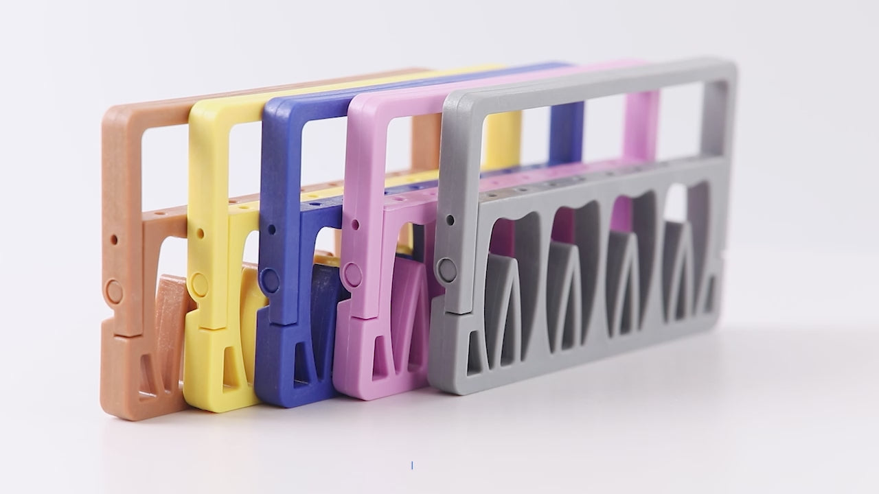 Load video: 8 Holes Endodontic Root Canal File Drills Placement Disinfection Rack Stand