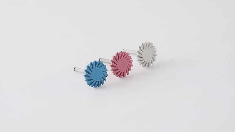 Dental Composite Rubbe Polishing Disc Wheel 3-Step Polishing RA2.35mm 6pcs/Box - azdentall.com