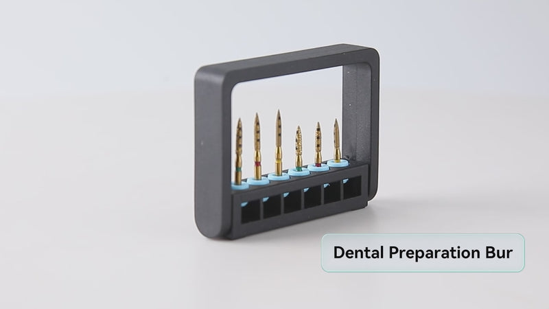 Dental Preparation Diamond Burs Restoration Kit FG 1.6mm for Anterior Premolar Teeth 6Pcs/Box - azdentall.com