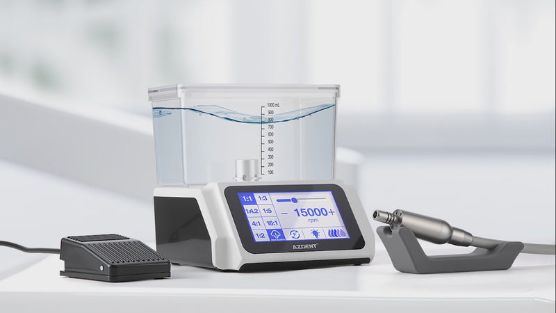 AZDENT Dental LED Electric Brushless Surgery Motor System Touch Screen with Water Supply - azdentall.com