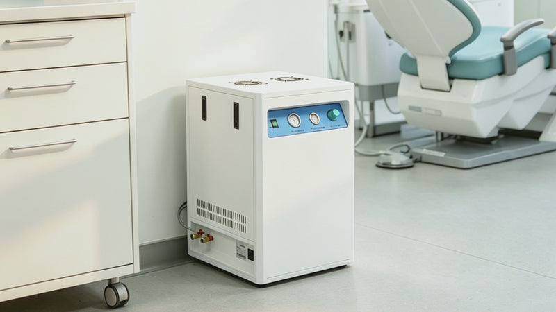 Dental 40L 800W Silent Oil Free Air Compressor GA02X for 2PCS Dental Chair with Soundproof Box - azdentall.com