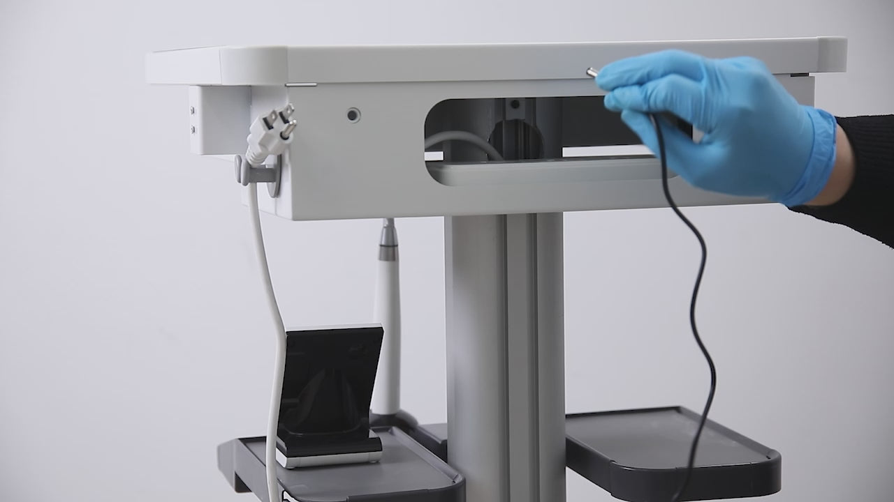 Load video: Dental Multi-Function Trolley Cart RC-1 Standard Model - azdentall.com