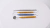 Dental Tools Kit Cleaning Tool Set Stainless Steel Scraper Mouth Mirror Tweezer Probe 4pcs/Set - azdentall.com