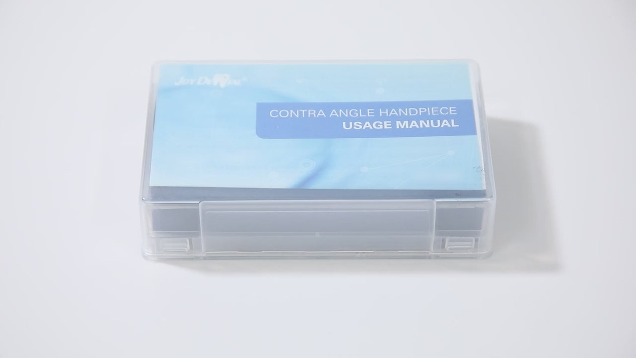 Load video: Dental 1:5 Increasing Electric Contra Angle Handpiece Internal Four Way Spray Push Button - azdentall.com
