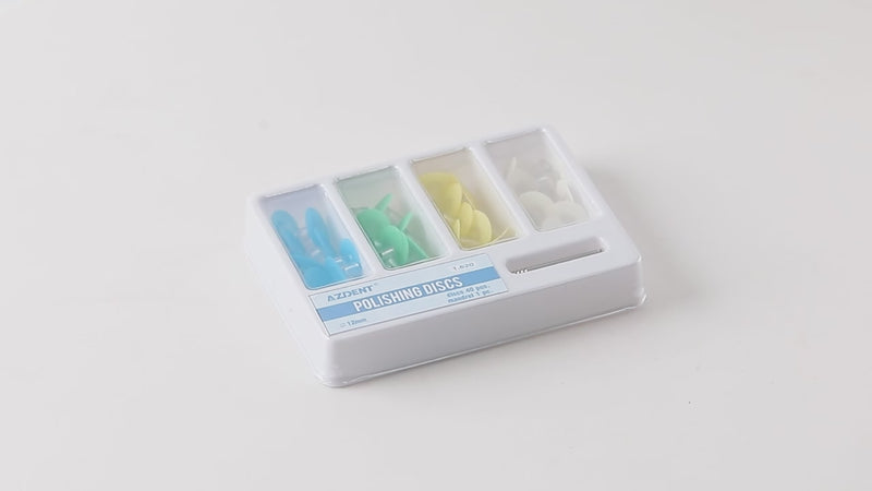 AZDENT Dental Composite Polishing Discs φ12mm with Mandrel CA2.35mm 40Pcs/Box - azdentall.com