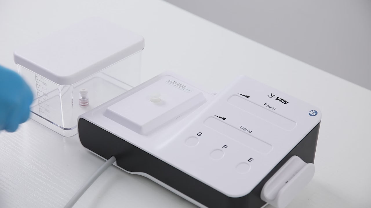 Load video: Dental VRN-DA20 LED Ultrasonic Piezo Scaler Handpiece with Water Bottles 7 Tips - azdentall.com