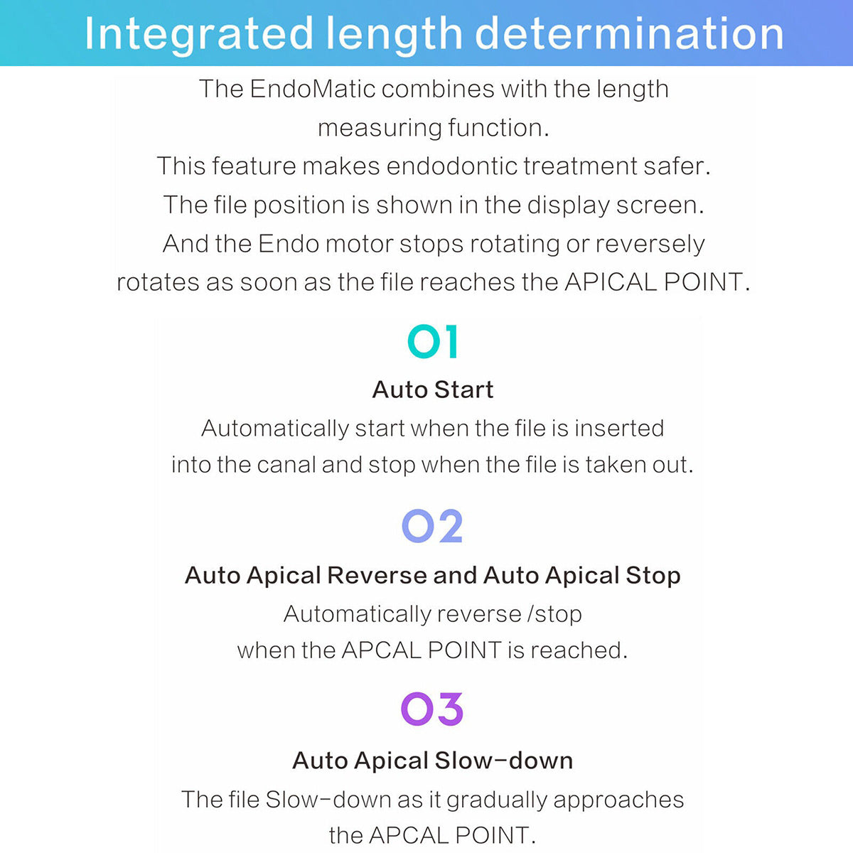 Woodpecker EndoMatic Cordless Endo Motor Built-in Apex Locator - azdentall.com