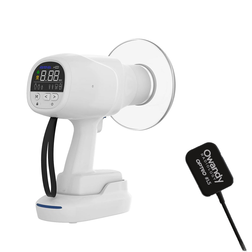 Owandy RX Portable X-Ray Machine with OPTEO Digital Intraoral Sensor Size #1 #1.5 #2 - azdentall.com