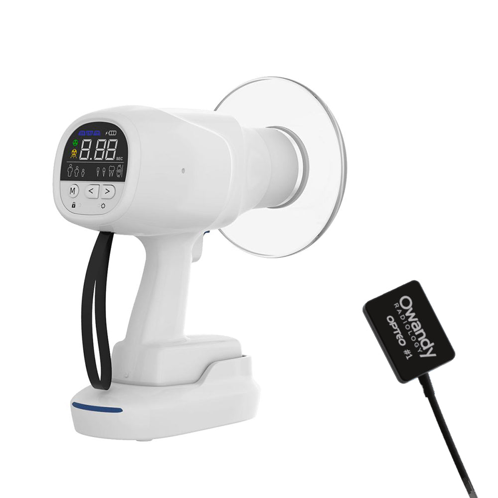 Owandy RX Portable X-Ray Machine with OPTEO Digital Intraoral Sensor Size #1 #1.5 #2 - azdentall.com