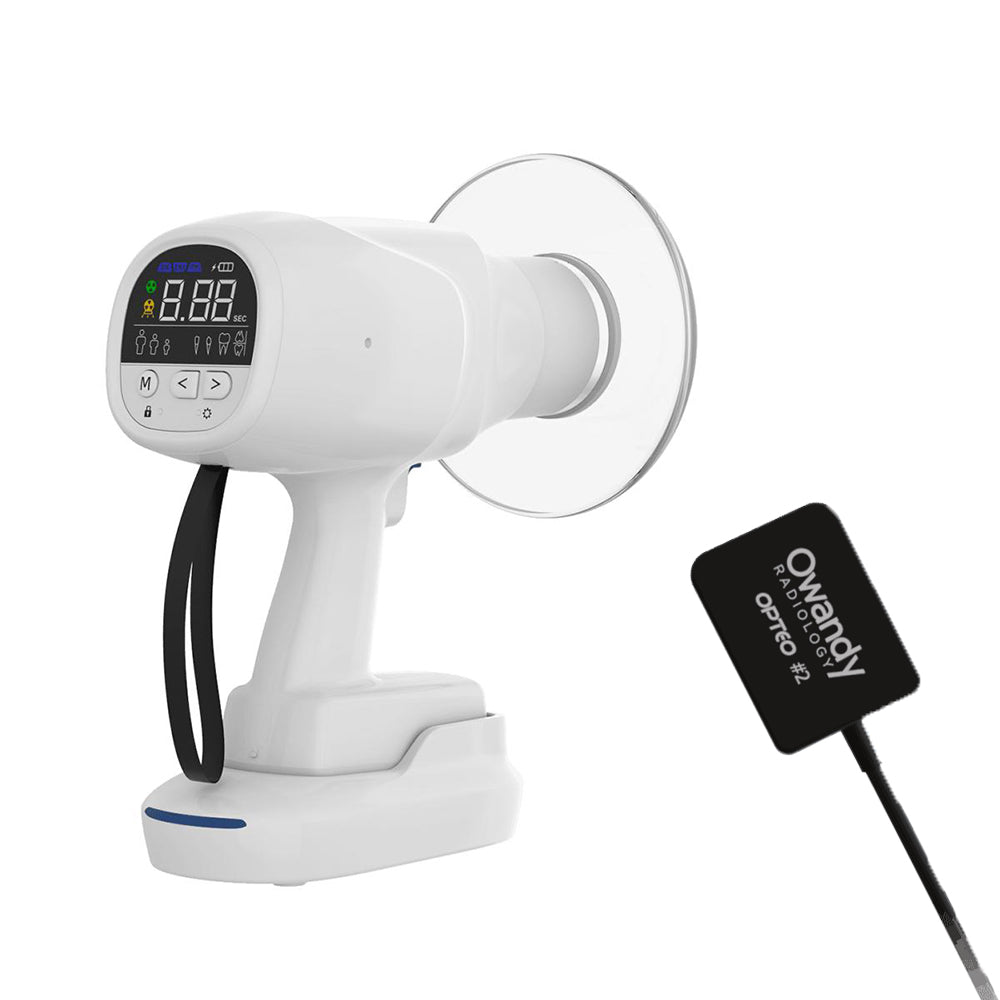 Owandy RX Portable X-Ray Machine with OPTEO Digital Intraoral Sensor Size #1 #1.5 #2 - azdentall.com