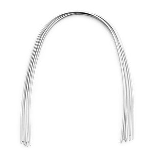 AZDENT Thermal Active NiTi Archwire Ovoid Form Rectangular 0.021 x 0.025 Lower 10pcs/Pack -azdentall.com
