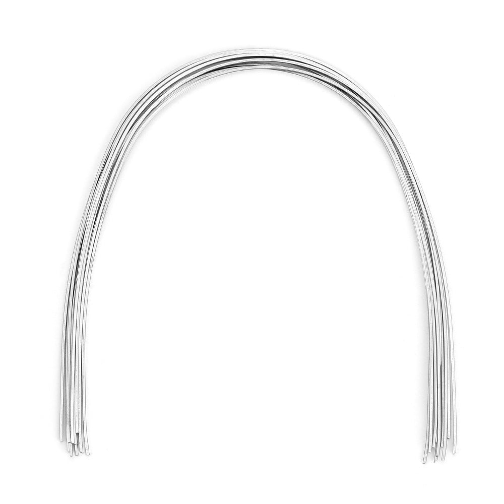 AZDENT Archwire Stainless Steel Oval Form Rectangular 0.017 x 0.022 Upper 10pcs/Pack - azdentall.com