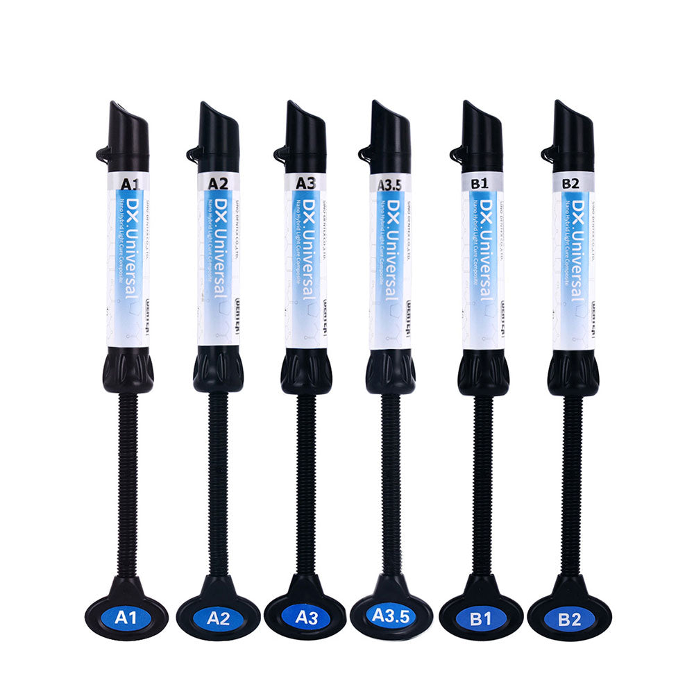 Dental Universal Nano Hybrid Light Cure Composite Resin A1/A2/A3/A3.5/B1/B2 4g Syringe - azdentall.com