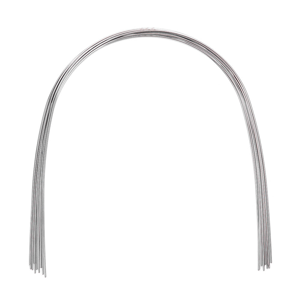 AZDENT Dental Orthodontic Archwire NiTi Super Elastic Natural Form Round 0.018 Lower 10pcs/Pack - azdentall.com