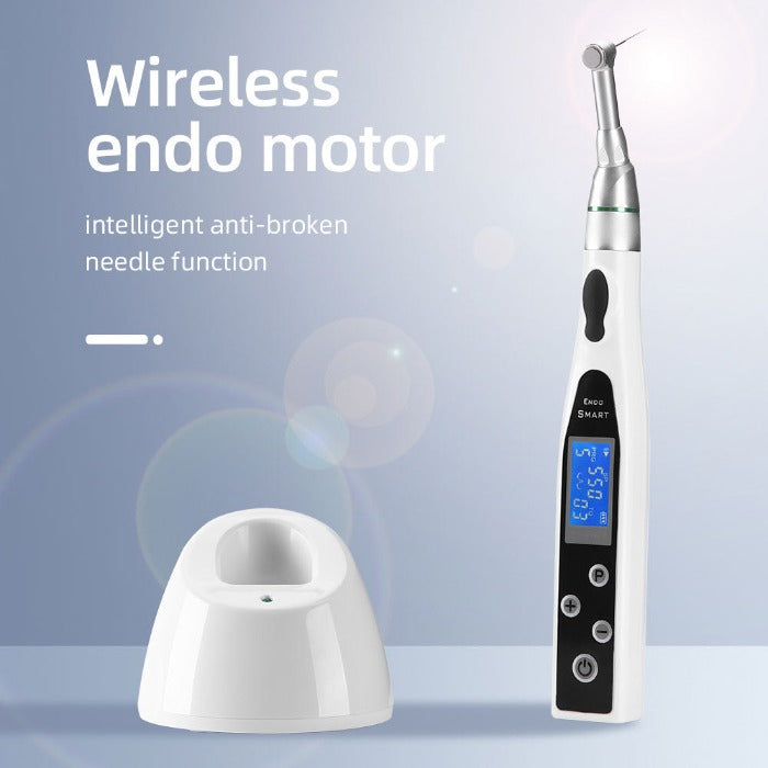 Dental LED Wireless Endodontic Motor Treament With 16:1 Contra Angle 9 Modes