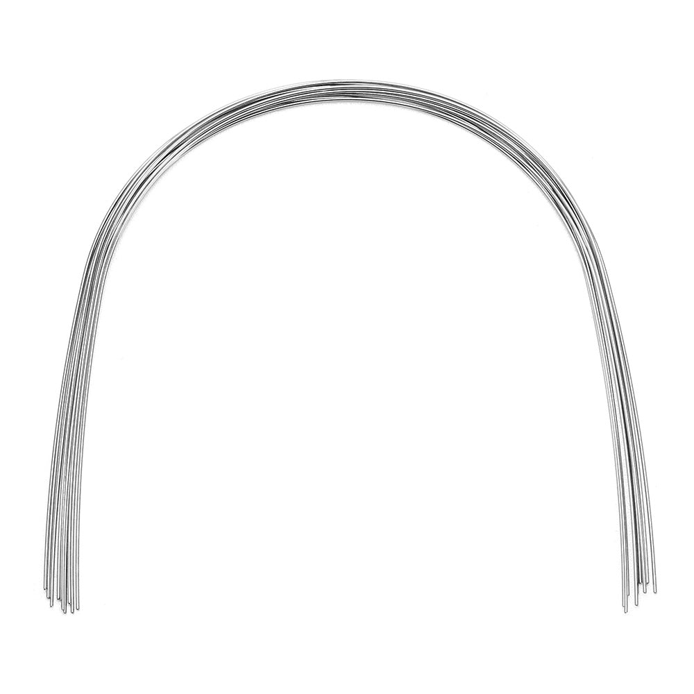 AZDENT Dental Orthodontic Arch Wire NiTi Super Elastic Square Form Round 0.016 Upper 10pcs/Pack - azdentall.com