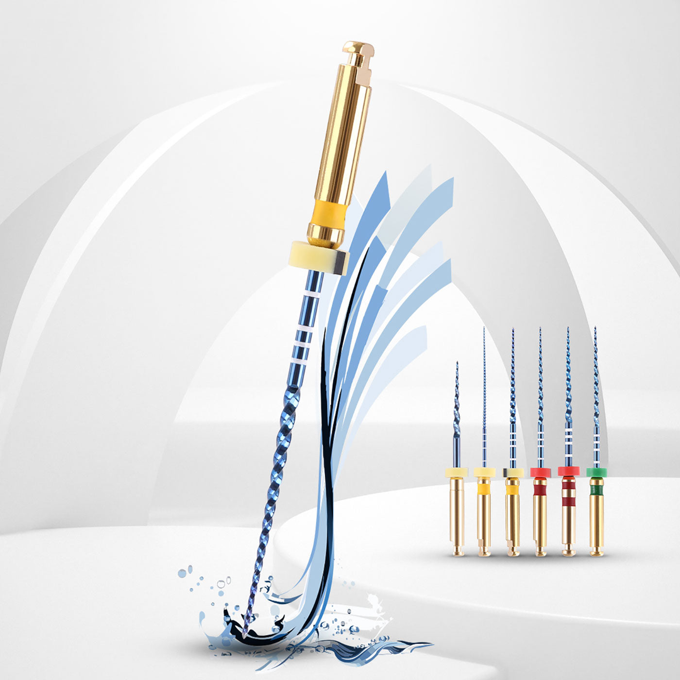 Rotary Files Nickel Titanium Alloy Engine Use 25mm 6pcs/Pack