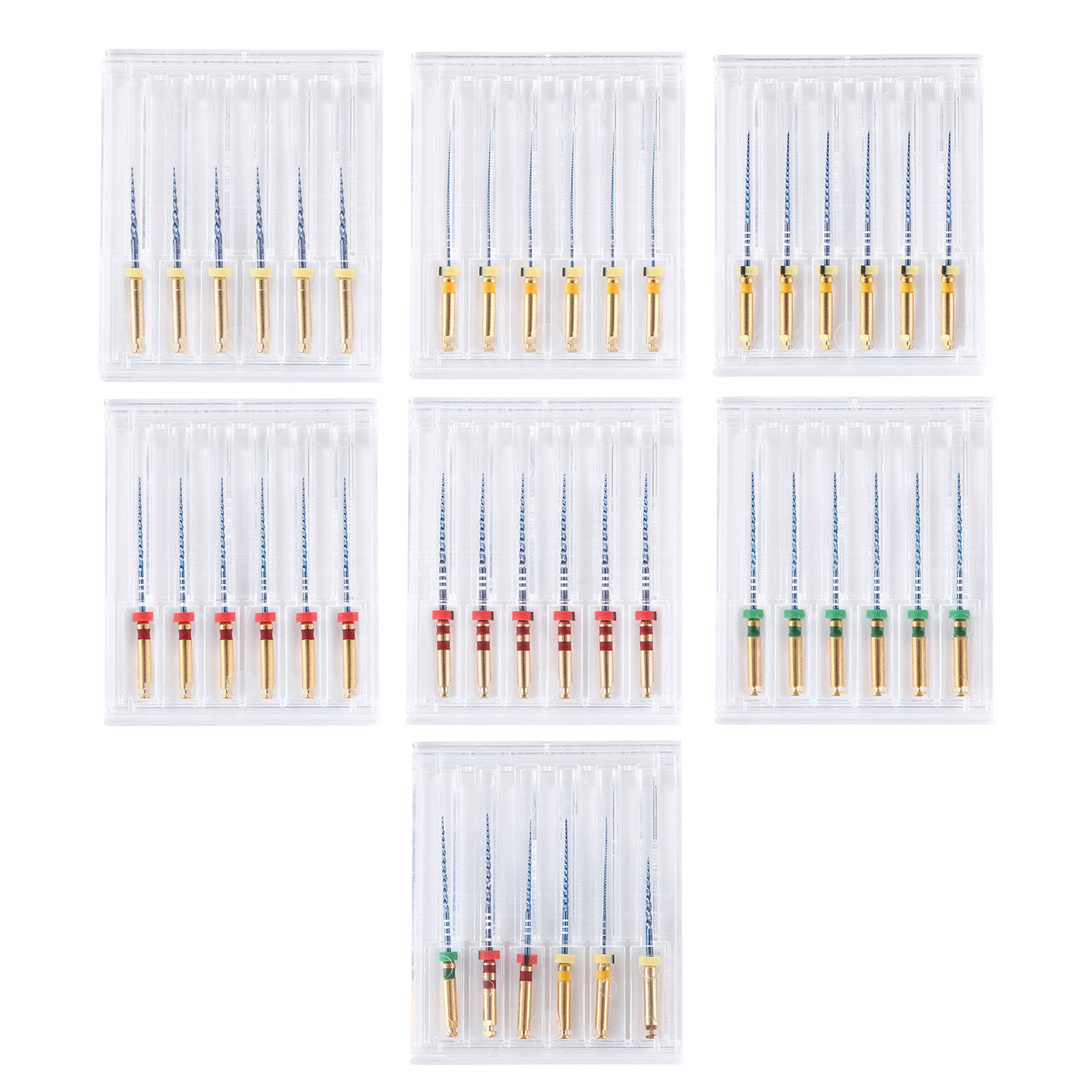Rotary Files Nickel Titanium Alloy Engine Use 25mm 6pcs/Pack – AZDENT