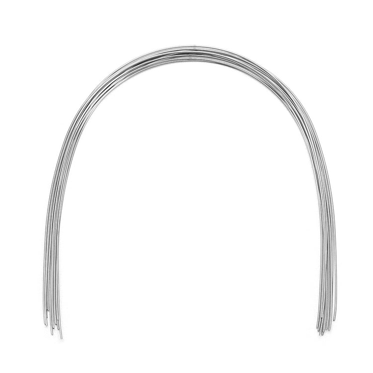 AZDENT Archwire Stainless Steel Round Natural Full Size 10pcs/Pack - azdentall.com