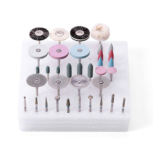 Dental Lab Polishing Kit for Ceramics Porcelain HP Shank 35pcs/Box - azdentall.com