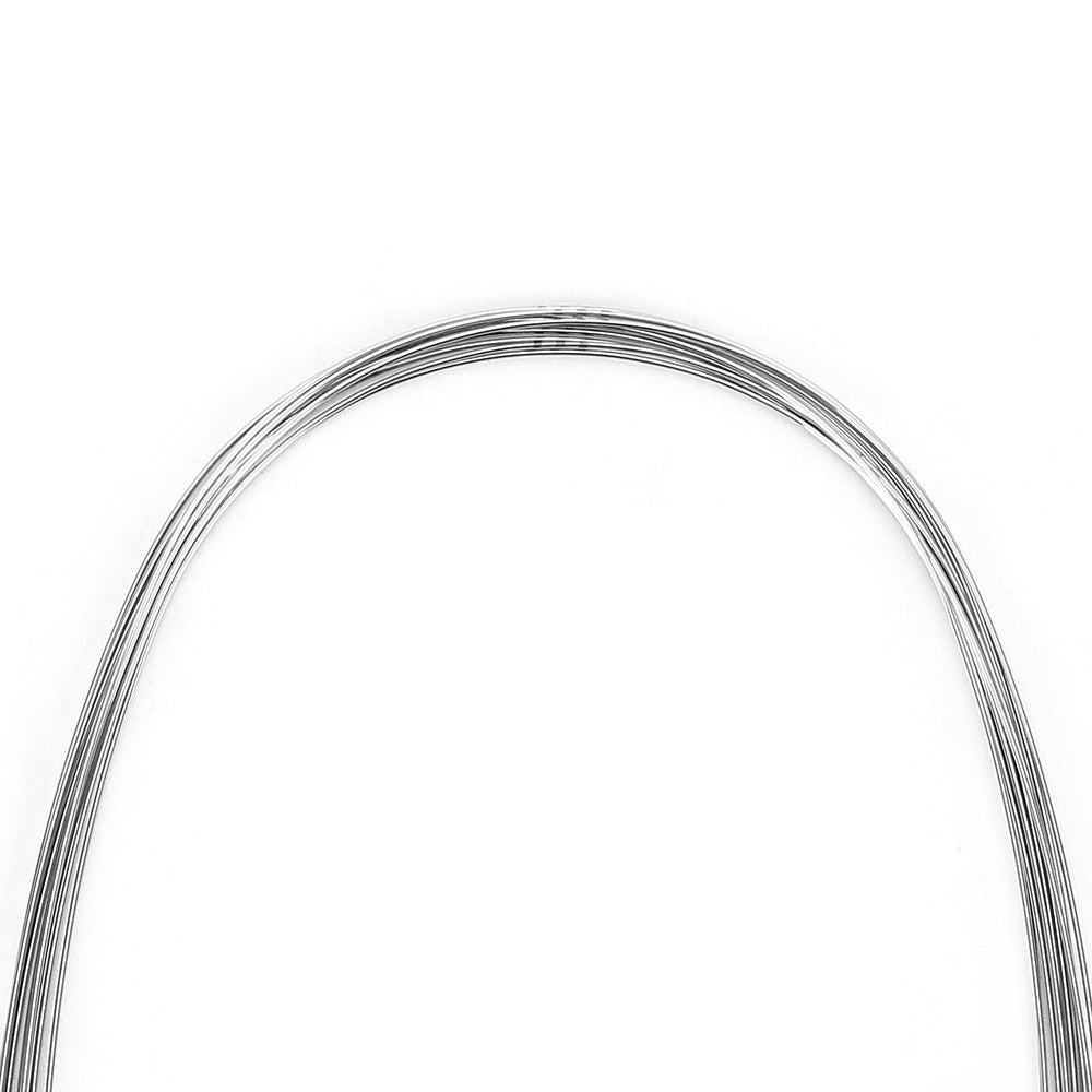 AZDENT Dental Orthodontic Archwire Stainless Steel Oval Form Round 0.018 Upper 10pcs/Pack - azdentall.com