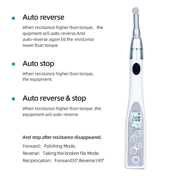 Dental Endo Motor 16:1 Mini Root Canal Handpiece + Electro Apex Locator Apex X