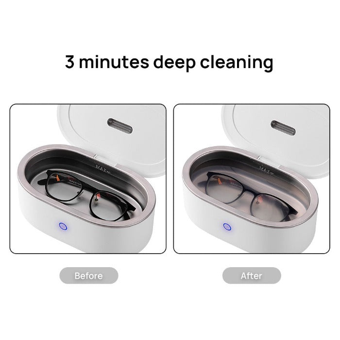 Multifunctional Cleaner,Portable Mini Electric Vibrating Cleaning Box,For  Nail Clipper And Beauty Pliers UV Light Sanitizer Box