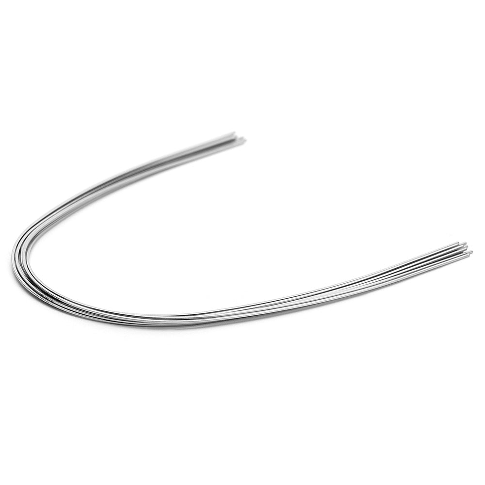 AZDENT Dental Orthodontic Archwires Niti Super Elastic Ovoid Rectangular 0.021 x 0.025 Lower 10pcs/Pack - azdentall.com