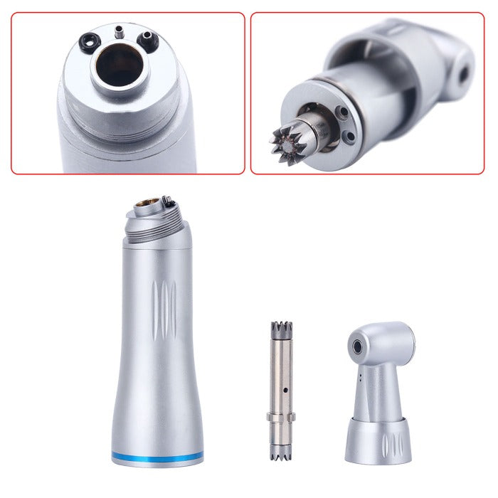 AZDENT 1:1 Dental Contra Angle Slow Speed Handpiece Push Button Internal Water - azdentall.com