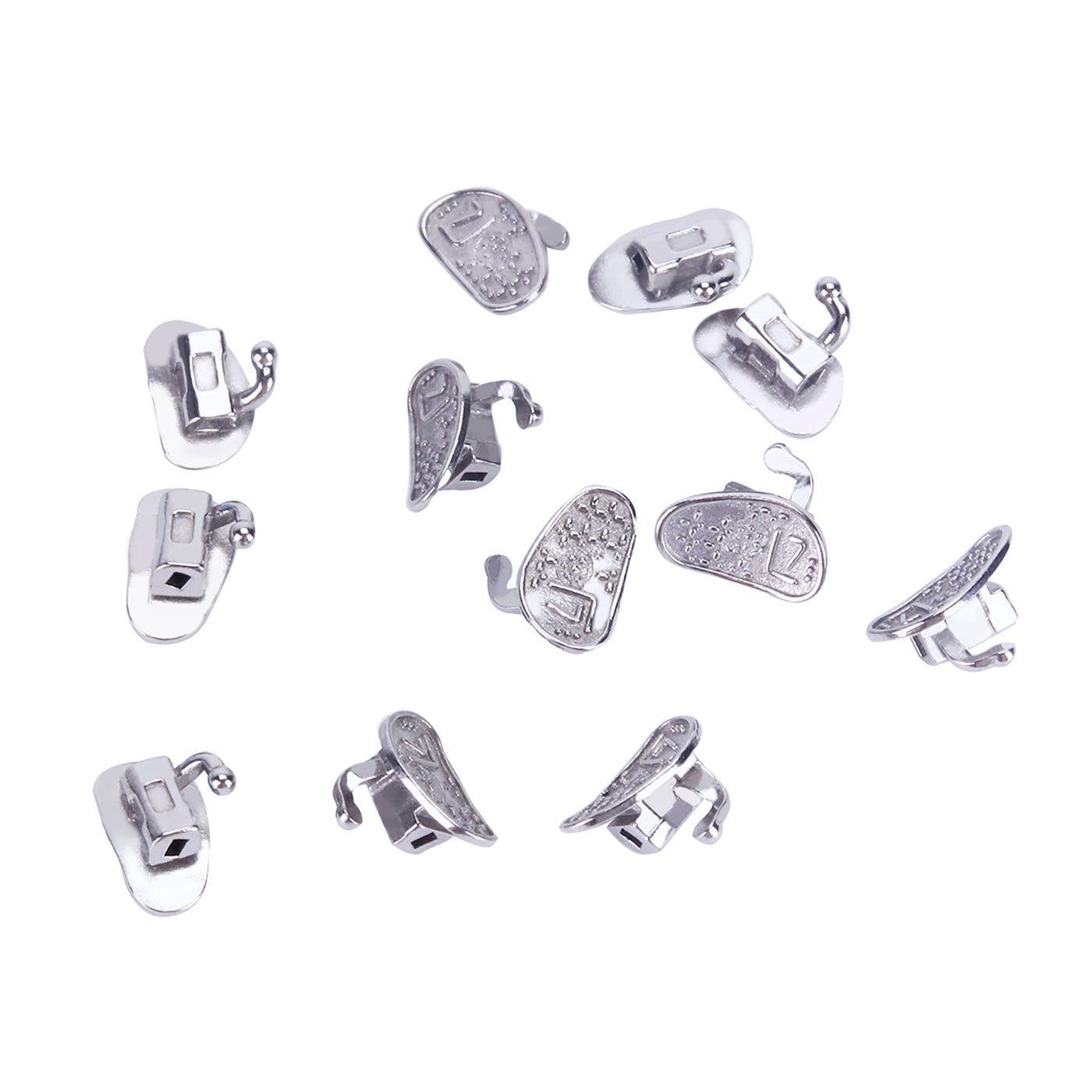 AZDENT Dental Orthodontic Buccal Tube 2nd Molar Bondable Monoblock Non-convertible Roth 0.022 50Sets/Box - azdentall.com