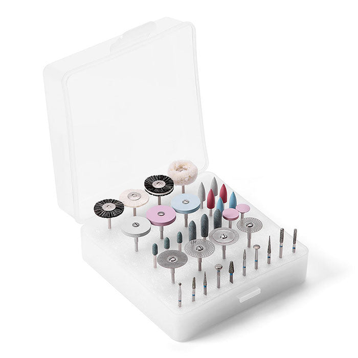 Dental Lab Polishing Kit for Ceramics Porcelain HP Shank 35pcs/Box - azdentall.com