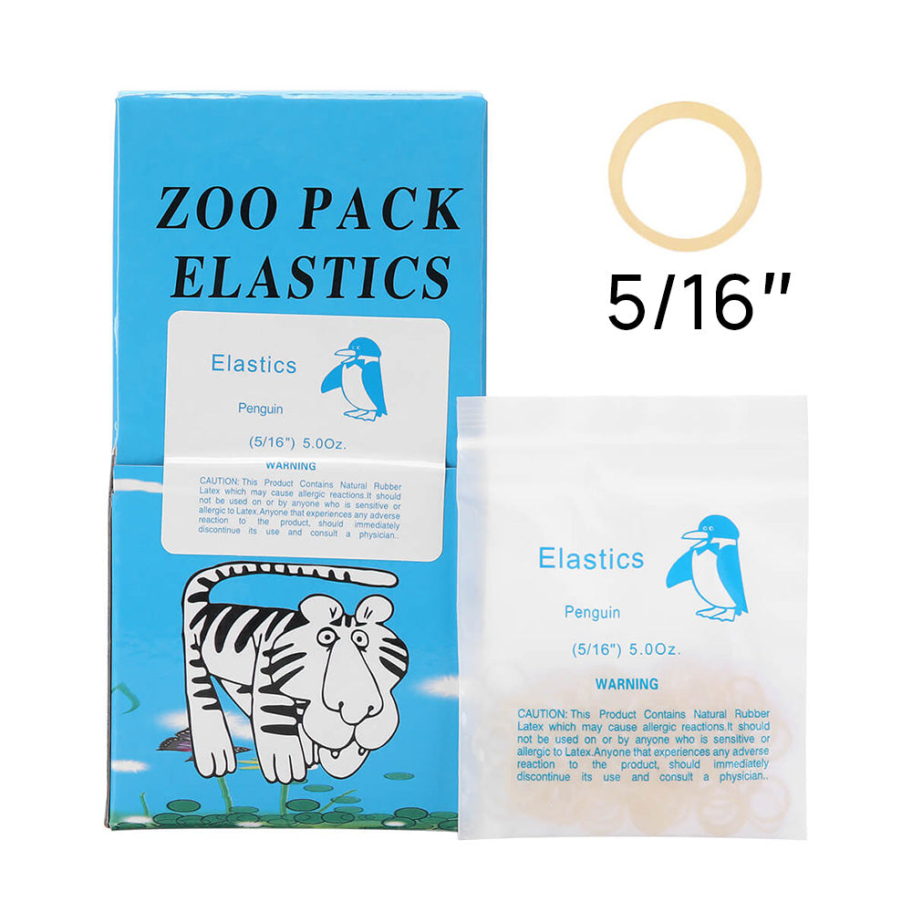 5/16 Orthodontic Intra Oral Elastics Rubber Bands Latex Braces Force 5.0 Oz 5000pcs/Box - azdentall.com