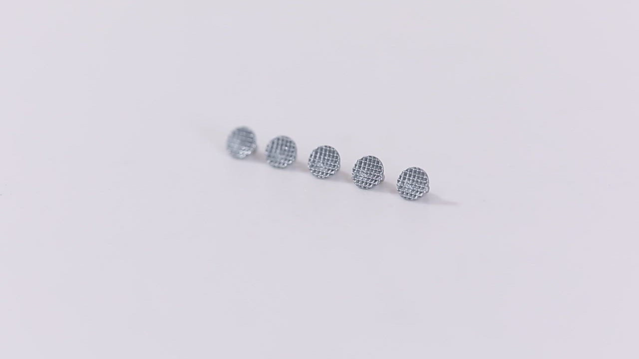 AZDENT Dental Lingual Button Direct Bond Eyelet Round/Rectangular Base 10pcs/Bag - azdentall.com