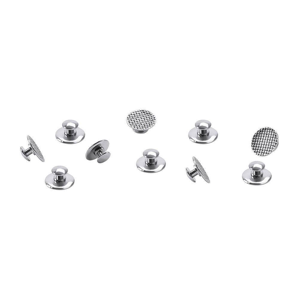 50pcs Dental Orthodontic Lingual Buttons - Round Mesh Base For Bonding