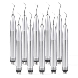 Dental Air Scaler Handpiece Tooth Cleaner With 3 Tips 2/4 Holes - azdentall.com