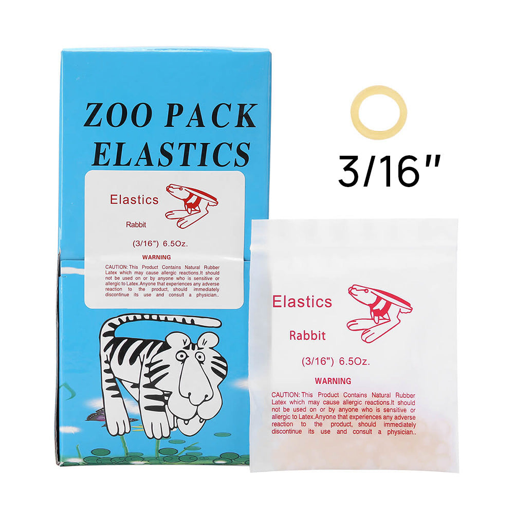 Orthodontic Elastics Rubber Bands Latex Braces Force 6.5 Oz 5000pcs/Bo