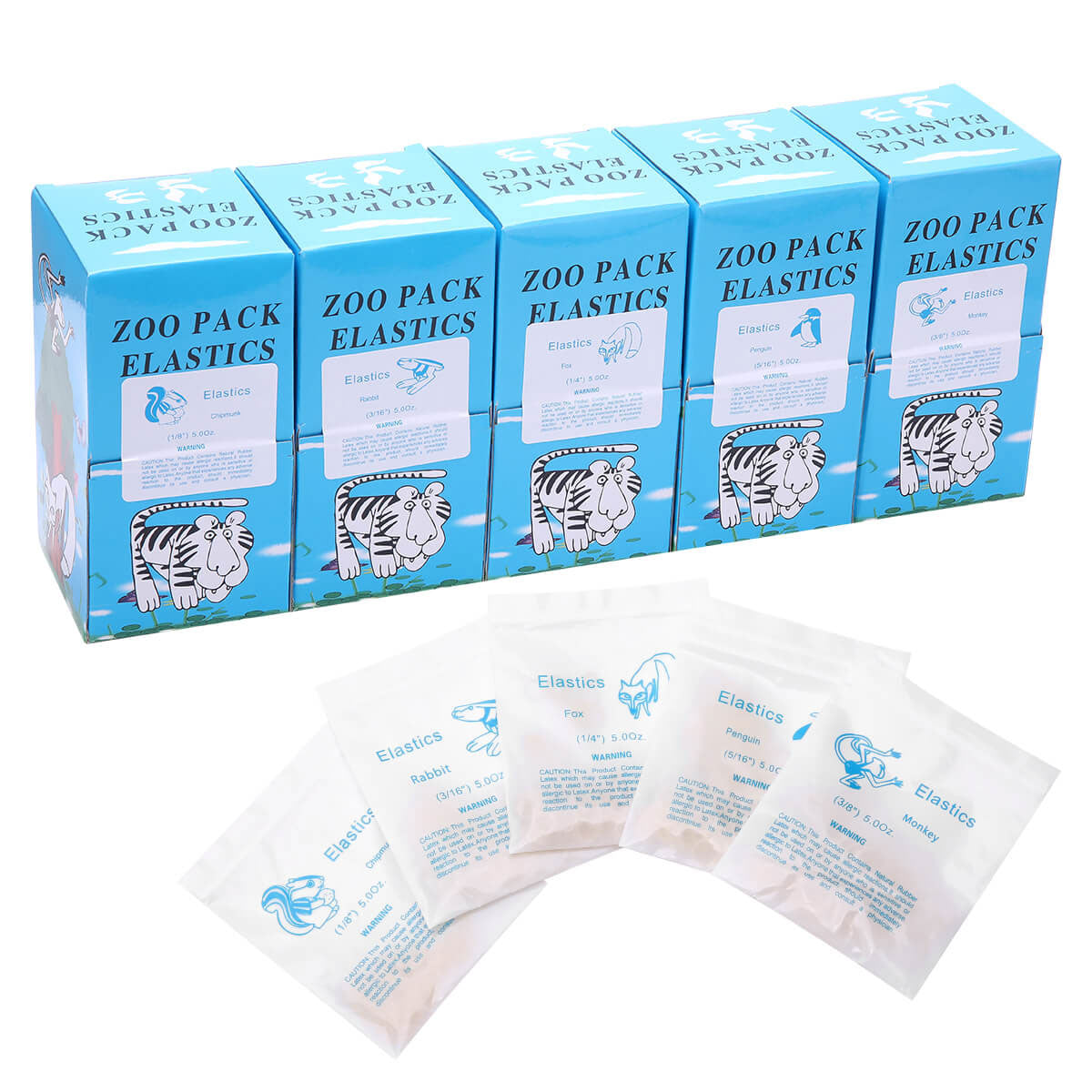 Orthodontic Rubber Bands Intra Oral Elastics Latex Braces Force 3.5/5.0/6.5oz 5000pcs/Box - azdentall.com