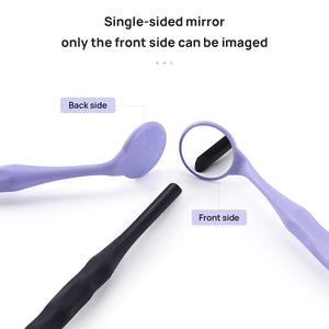 Dental Mouth Mirror Surface Exam Reflectors With Handle Anti-fog, 10Pcs/Box - AZDENT