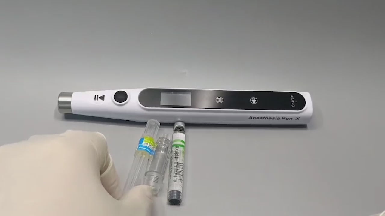 Load video: Dental Professional Painless Oral Local Anesthesia Delivery Device Injector - azdentall.com