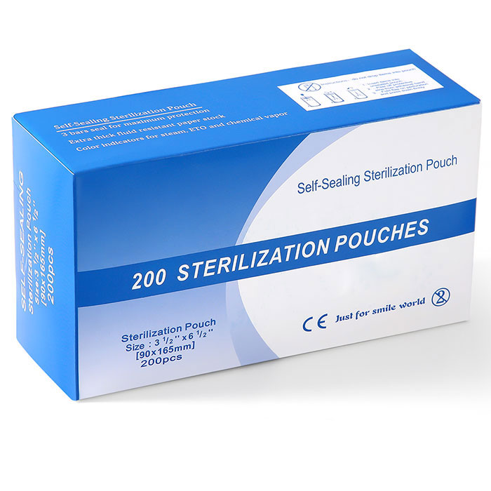Dental Self-Sealing Sterilization Pouch 3.5"x 6.5" 200pcs/Box - azdentall.com