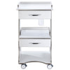 AZDENT Dental Mobile Cart Metal Built-in Socket With Auto-water Bottle Supply System - azdentall.com