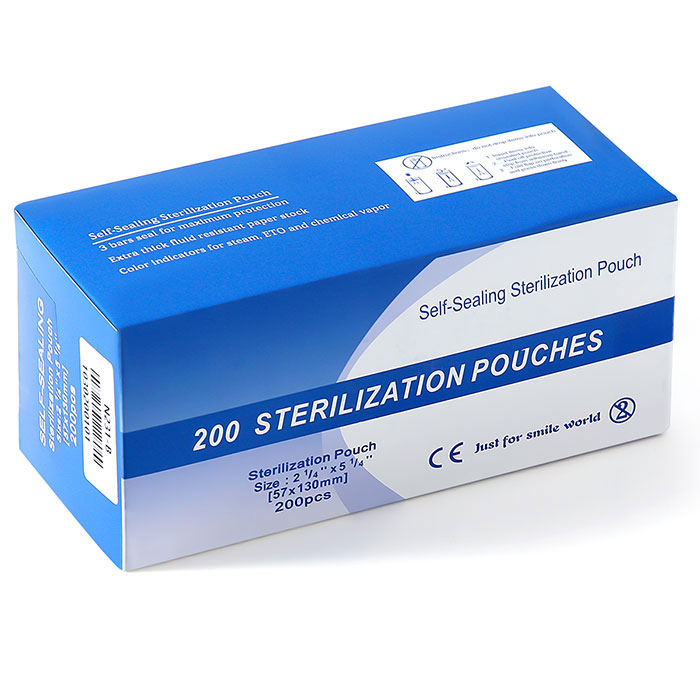 Dental Self-Sealing Sterilization Pouch 2.25"x 5.25" 200pcs/Box - azdentall.com