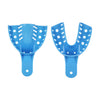 Dental Impression Trays Kit Autoclavable Perforated Plastic All Sizes 10Pcs/Pack - azdentall.com