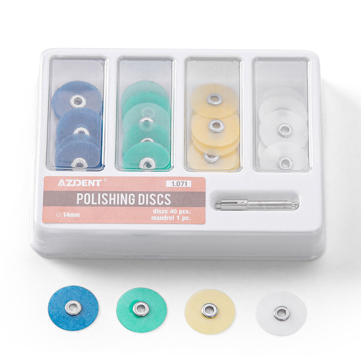 Set Dischi Lucidanti Dentali AZDENT – Strisce In Acciaio Inox, Grossolano/Medio, Per Uso Odontoiatrico - Foto 1
