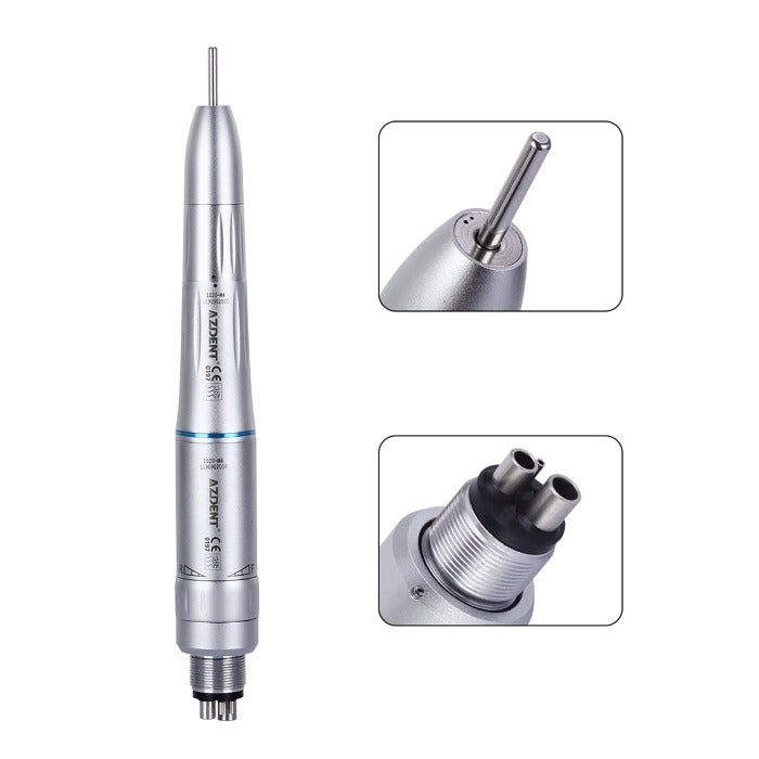 AZDENT 1:1 Slow Speed Handpiece & Air Motor Set With Internal Water Spray - azdentall.com