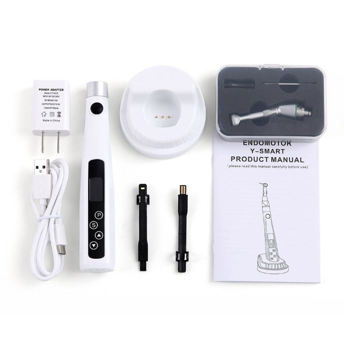 Dental Wireless Endo Motor with LED Light 360° Rotatable 10 Working Procedure With Reciprocation Function-azdentall.com