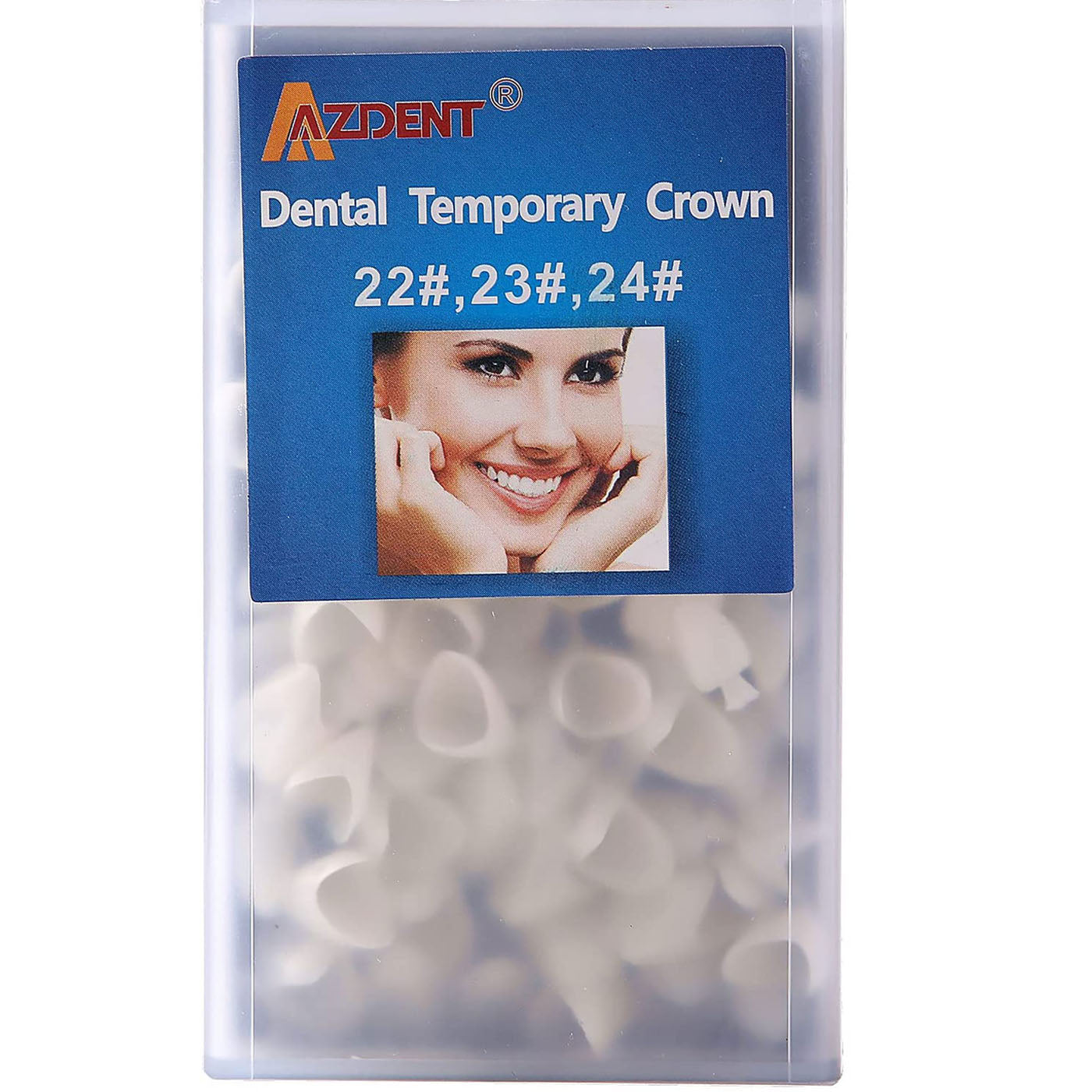 Dental Temporary Crown for Anterior Front Teeth 3 Sizes Mixed 22#23#24#