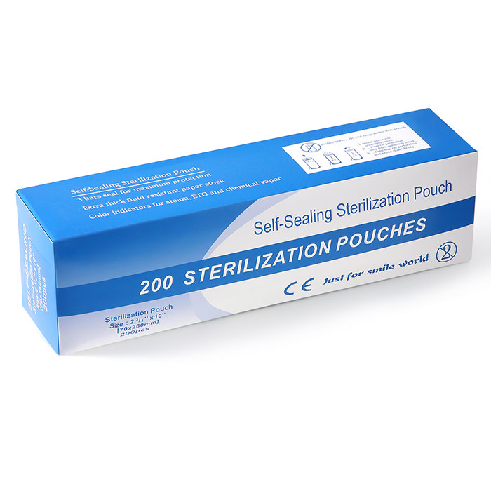 Dental Self-Sealing Sterilization Pouch 2.75"x10" 200pcs/Box - azdentall.com