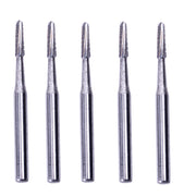 Dental Carbide Bur FG #1557 Straight Round End Crosscut Fissure 10pcs/Box-azdentall.com