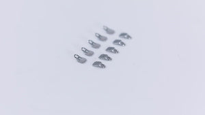 AZDENT Dental Lingual Button Consumables Rectangular Bondable Traction Hook 10/Bag - azdentall.com
